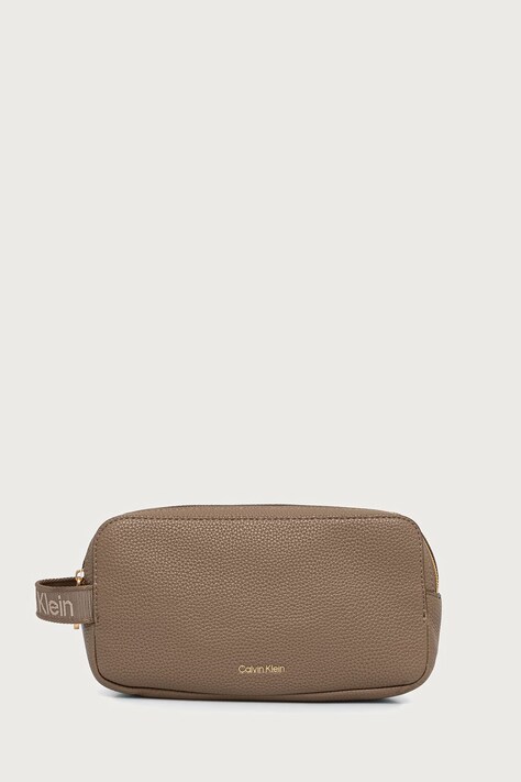 Calvin Klein Kosmetyczka damska beżowa LV04F1289G