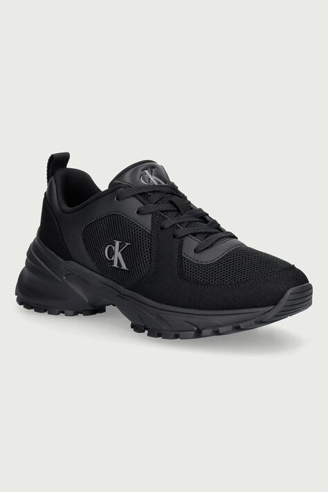 Calvin Klein HIKE RUNNER LACE UP SU MESH WMN sneakersy damskie czarne HW0HW03440