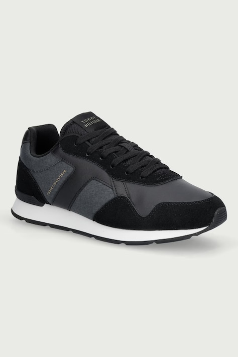 Tommy Hilfiger T HILFIGER MELANGE RUNNER sneakersy męskie czarne FM0FM06111