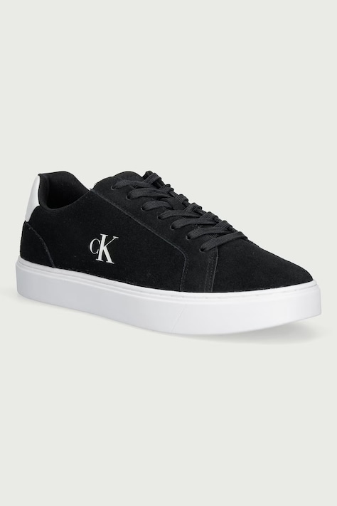 Calvin Klein CLASSIC CUPSOLE LACEUP SU sneakersy męskie zamszowe czarne YM0YM01434