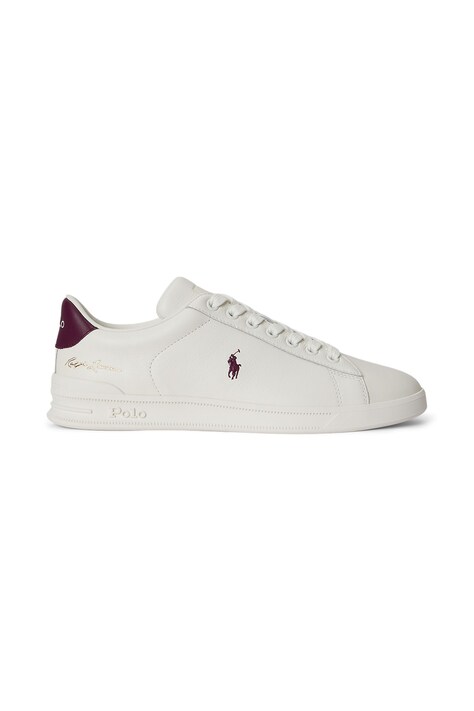 Polo Ralph Lauren Hrt Crt SIG3 SK LTL Tenisice od kože bijele 809P19679002