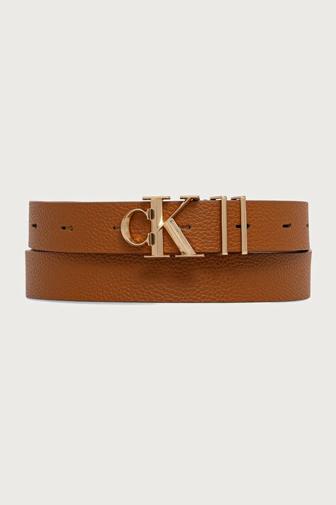 Calvin Klein Pasek damski skórzany brązowy LV04F7130G