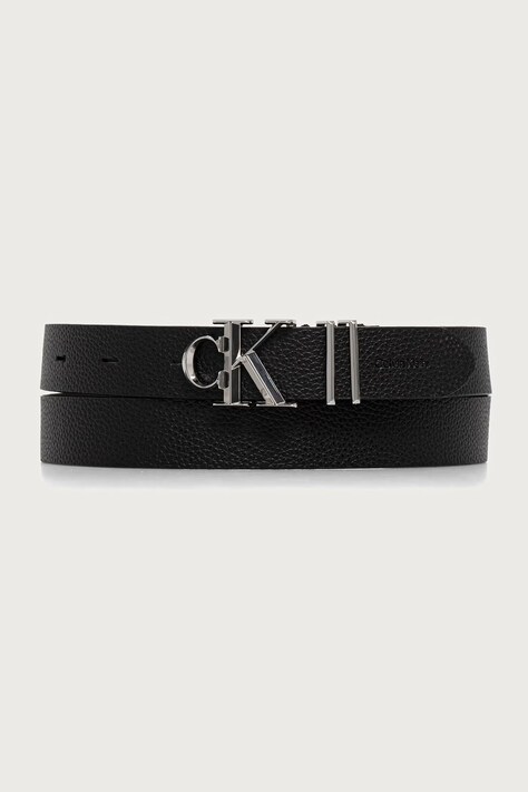 Calvin Klein Pasek damski skórzany czarny LV04F7130G