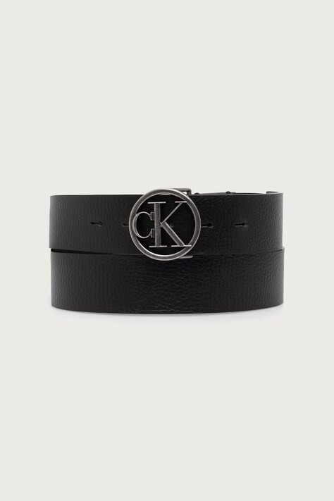 Calvin Klein Pasek męski skórzany czarny LV04D7170G