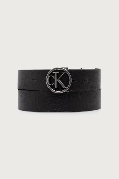 Calvin Klein Pasek męski skórzany czarny LV04D7170G