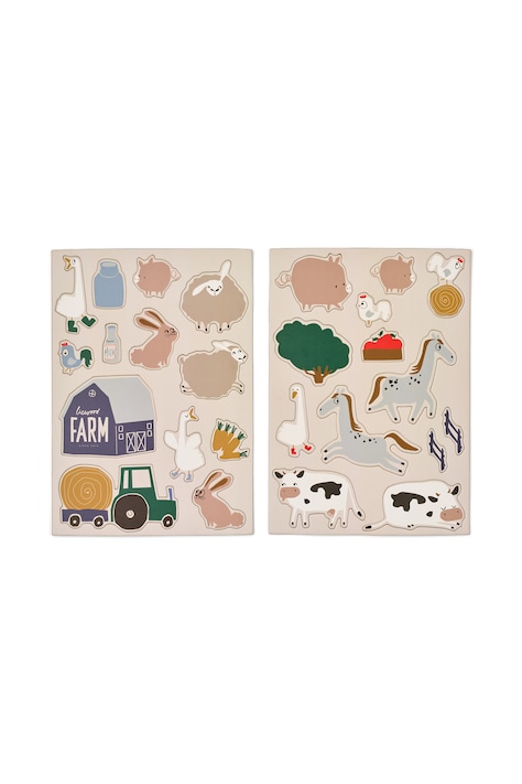Liewood Zestaw magnesów dziecięcych Vento Farmlife Magnets multicolor LW21281