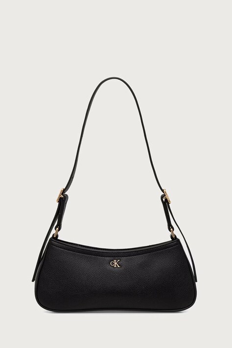 Calvin Klein Torebka crossbody damska z imitacji skóry czarna LV04F3936G