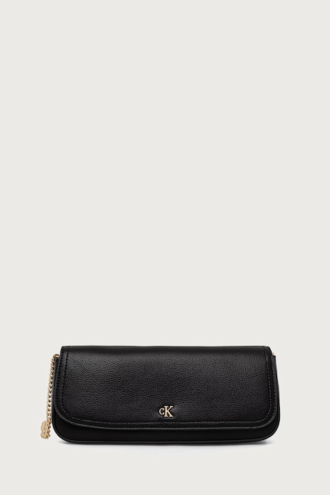 Calvin Klein Kopertówka damska z imitacji skóry czarna LV04F3957G