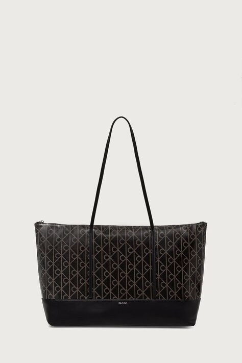 Calvin Klein Torebka shopper damska czarna LV04F4109G