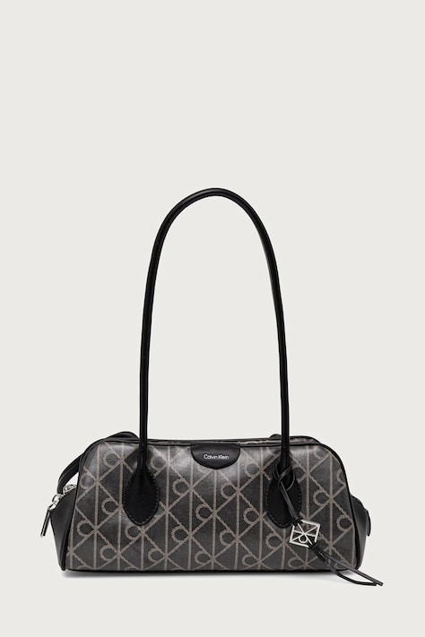 Calvin Klein Torebka bagietka damska z imitacji skóry czarna LV04F4112G