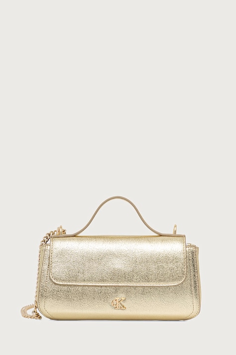Calvin Klein Crossbody torba za žene od imitacije kože smeđa LV04F1403G