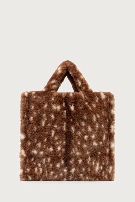 MUNTHE Torebka shopper damska brązowa 264193226401