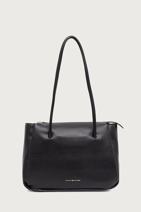 Tommy Hilfiger Torebka tote damska z imitacji skóry ESSENTIAL czarna AW0AW19404