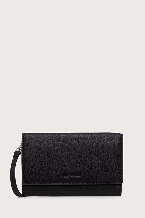 Marc O'Polo Torebka crossbody damska skórzana czarna 5000016272
