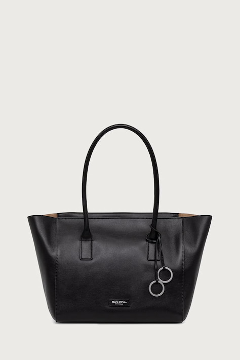 Marc O'Polo Torebka shopper damska skórzana czarna 5000016288