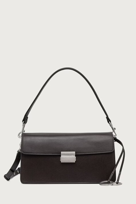 Marc O'Polo Torebka crossbody damska skórzana brązowa 5000016289