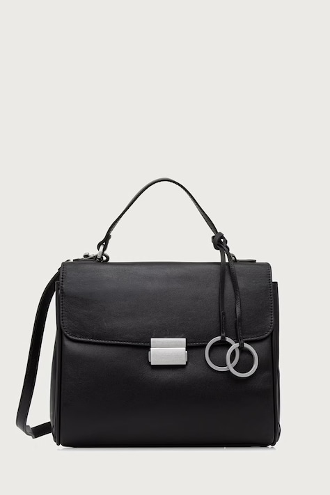 Marc O'Polo Torebka crossbody damska skórzana czarna 5000016291