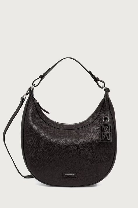 Marc O'Polo Torebka hobo damska skórzana brązowa 5000016376