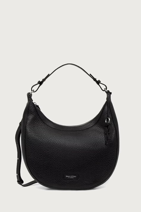 Marc O'Polo Torebka hobo damska skórzana czarna 5000016376