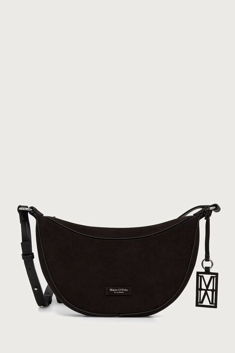 Marc O'Polo Torebka crossbody damska zamszowa brązowa 5000016385