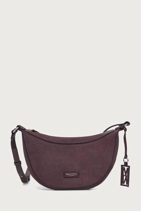 Marc O'Polo Torebka crossbody damska zamszowa fioletowa 5000016385