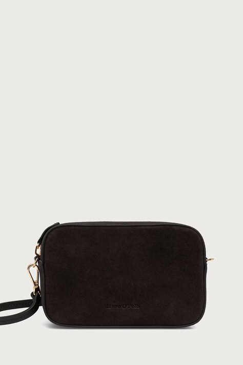 Marc O'Polo Torebka crossbody damska z imitacji zamszu brązowa 5000016594