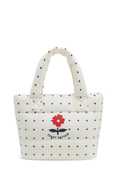Tommy Hilfiger Torebka shopper dziecięca biała KA0KA00144