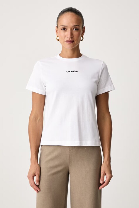 Calvin Klein T-shirt damski bawełniany biały LV044J802G