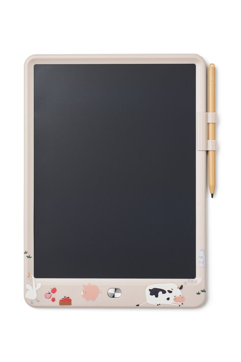Liewood Tablica do rysowania dziecięca Zora Magic Drawing Board 10 Inches beżowa LW20820