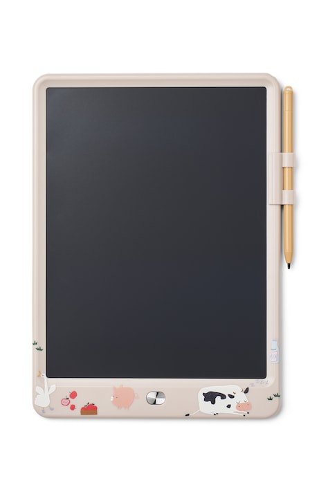 Liewood Tablica do rysowania dziecięca Zora Magic Drawing Board 10 Inches beżowa LW20820