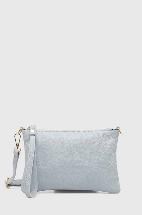 Answear Lab borsa a mano in pelle colore blu