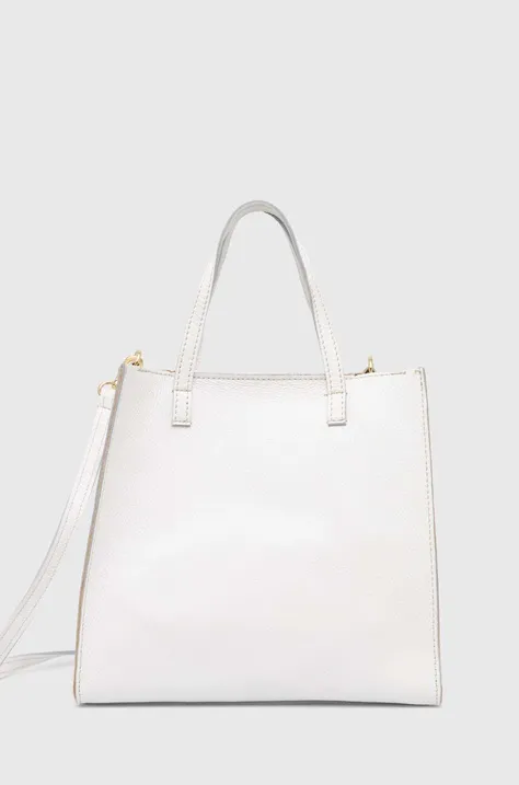 Кожаная сумочка Answear Lab цвет белый