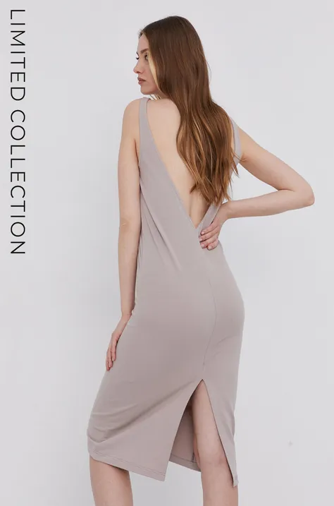 Φόρεμα Answear Lab ECO χρώμα: μπεζ