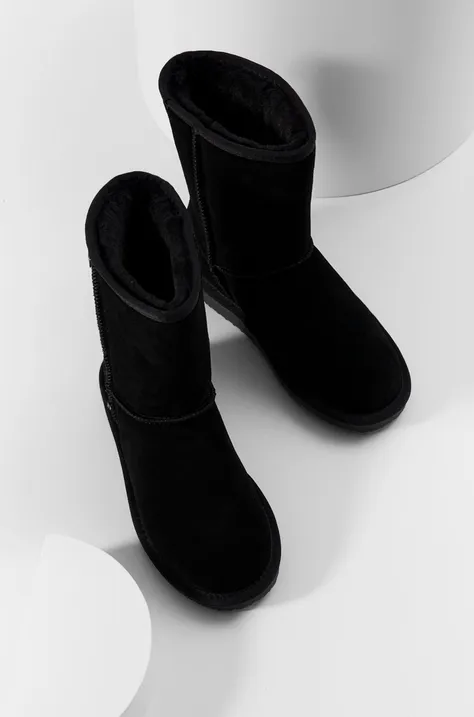 Замшеві чоботи Answear Lab колір чорний