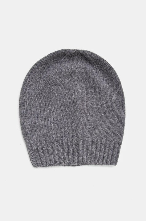 Шапка Answear.LAB колір сірий вовна