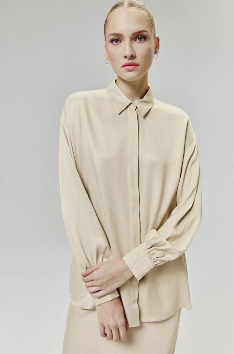 Answear Lab camicia donna colore beige