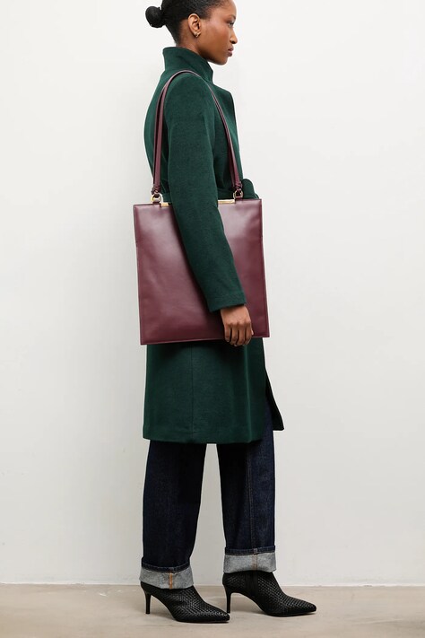 Answear Lab palton de lana culoarea verde, de tranzitie