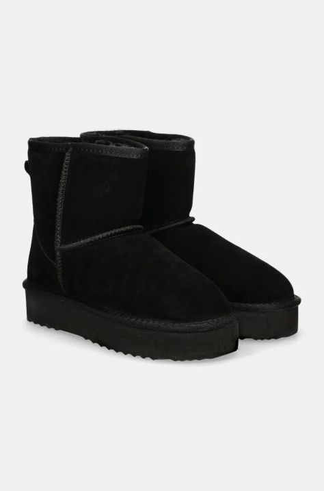 Answear Lab stivali da neve in camoscio colore nero