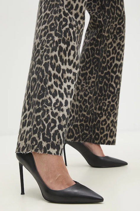 Answear.LAB szpilki skórzane kolor czarny