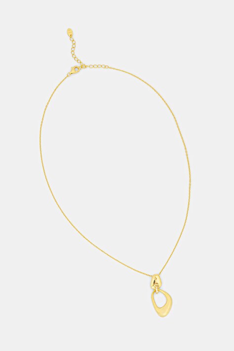 Answear.LAB naszyjnik ze srebra pokrytego złotem