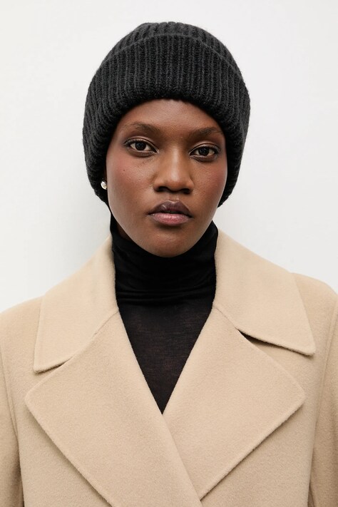 Μάλλινο σκουφί Answear.LAB χρώμα: μαύρο