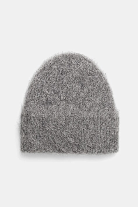 Answear.LAB czapka kaszmirowa kolor szary