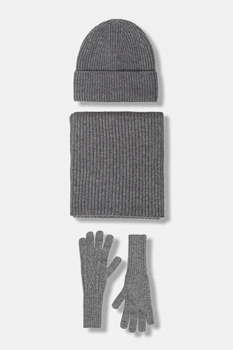 Answear.LAB komplet wełniany kolor szary