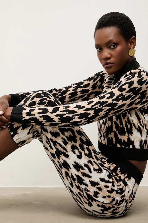 Answear.LAB sweter i spódnica damski kolor beżowy