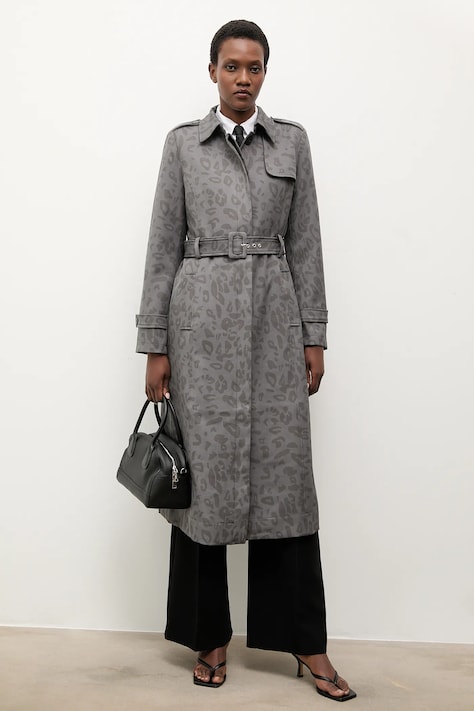 Палто Answear.LAB в сиво