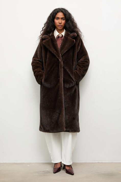 Пальто Answear.LAB цвет коричневый