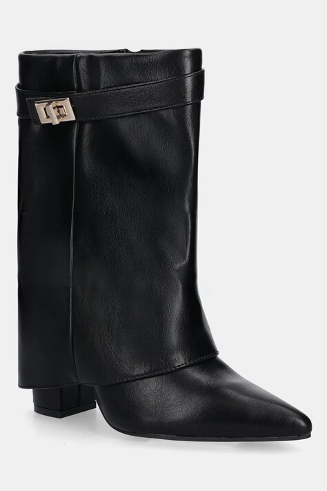 Answear.LAB bokacsizma fekete, magassarkú