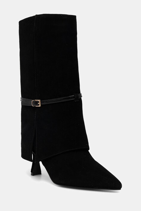 Answear.LAB stivaletti alla caviglia in camoscio colore nero