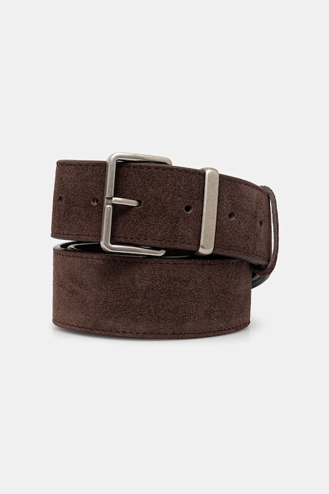Answear.LAB pasek zamszowy damski kolor brązowy