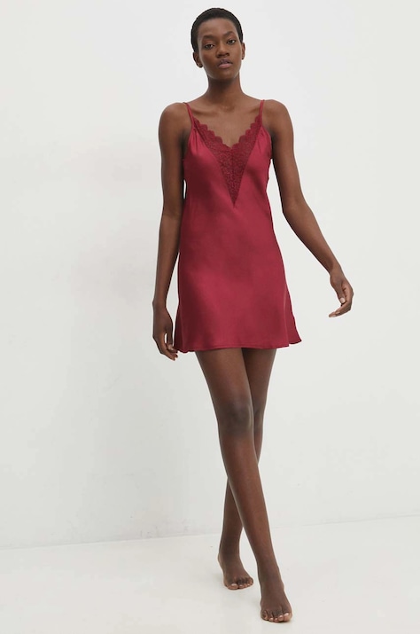 Answear.LAB camicia da notte donna colore rosso